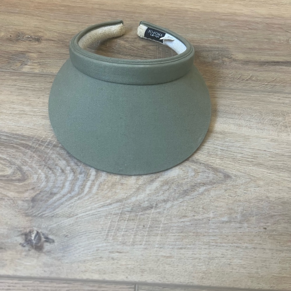 Vintage 90s Sonoma Visor – Sage Green - Picture 2 of 3